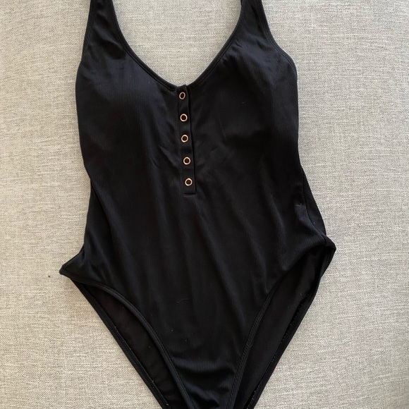 La Hearts Other - LA Hearts Black One Peice Swimsuit